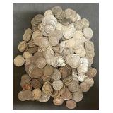 Bag of 250+ Mixed Buffalo Nickels