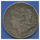 1890-CC Morgan Silver Dollar
