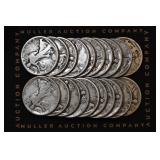 Roll of 1917 Dated Walking Liberty Half Dollars