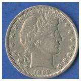1898 Liberty Head Barber Half Dollar