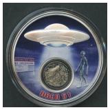 2020 Area 51 .999 Silver Dollar Proof 1 ozt OGP