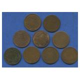 9- Mixed Two Cent Pieces