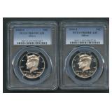 2- 2000-S  Kennedy Halves PCGS PR69 DCAM