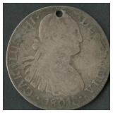 1801 Mexico 8 Reales .903 Silver 26.5 grams