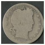 1892-S Liberty Head Barber Quarter