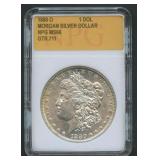 1880-O Morgan Silver Dollar Graded