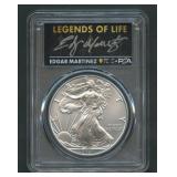2021 T-1 ASE Eagle Legends Of Life PCGS MS 70