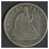 1877 Seated Liberty Half Dollar
