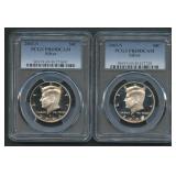 2- 2003-S  Kennedy Halves PCGS PR69 DCAM