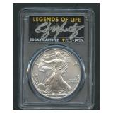 2021 T-1 ASE Eagle Legends Of Life PCGS MS 70