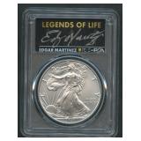 2021 T-1 ASE Eagle Legends Of Life PCGS MS 70