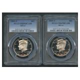 2- 2000's  Kennedy Halves PCGS PR69 DCAM