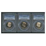3- 1976-S  Kennedy Halves PCGS PR69 DCAM