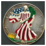 1999 ASE Silver Eagle Colorized