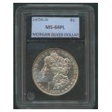 1878-S Morgan Silver Dollar PL