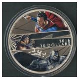 2016 Canada $30 Batman vs. Superman .999 Rd