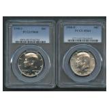 1968-D and 1968-S Kennedy Halves PCGS Graded