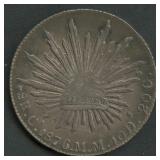 1876 Mexico 8 Reales .903 Silver 26.9 grams