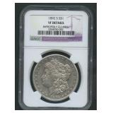 1892-S Morgan Silver Dollar NGC VF Details