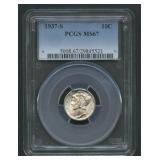 1937-S Mercury Head Dime PCGS MS 67