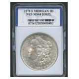 1878-S Morgan Silver Dollar NES Graded