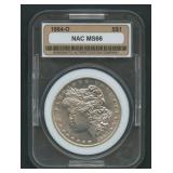 1884-O Morgan Silver Dollar NAC Graded