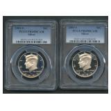 2- 2003-S  Kennedy Halves PCGS PR69 DCAM