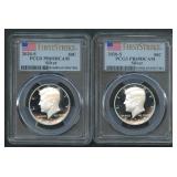 2- 2020-S Silver Kennedy Halves PCGS PR69DCAM