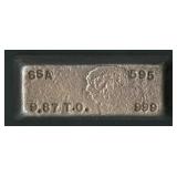 SSA .999 Silver Bar 9.87 ozt