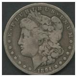 1894-O Morgan Silver Dollar