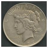 1927-D Peace Silver Dollar