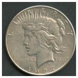 1927-S Peace Silver Dollar