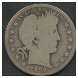 1892-S Liberty Head Barber Half Dollar