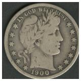1900-S Liberty Head Barber Half Dollar