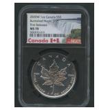 2020W  Canada $5 Maple Leaf NGC MS70