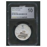 2025P Australia Half Dollar NGCX MS 10