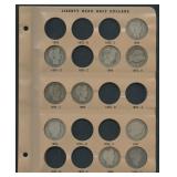 10- Different Date Barber Halves 1892-1898