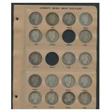 18- Different Date Barber Halves 1898-1905