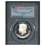 2020-S Silver Kennedy Half PCGS PR69DCAM