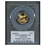 1995-W $10 Gold Eagle PCGS PR69DCAM 1/4ozt