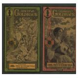 Florida and Utah Gold Goldbacks 1