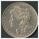 1882 Morgan Silver Dollar