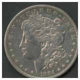 1884-S Morgan Silver Dollar