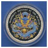 2012 Cook Is. $5 .999 Silver Round 1ozt Proof