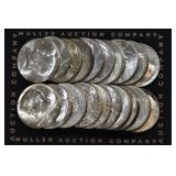 Roll of Mixed .400 Silver Kennedy Halves 1965-70