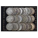 Roll of Mixed Liberty Head Barber Quarters