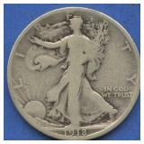 1918-D Walking Liberty Half Dollar