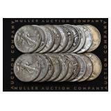 Roll of Mixed Walking Liberty Half Dollars