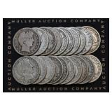 Roll of Mixed Liberty Head Barber Half Dollars