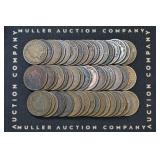 Roll of Mixed 1800's Indian Head Cents